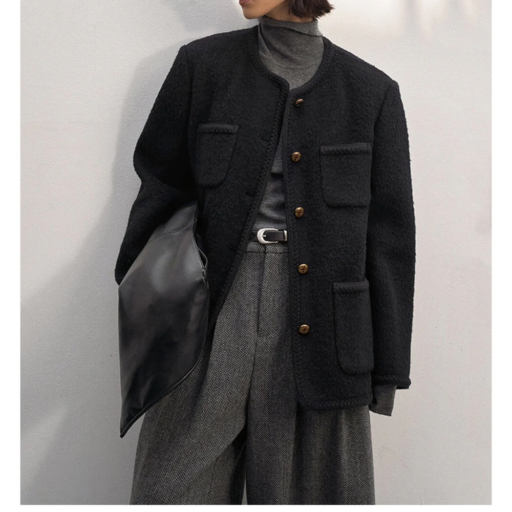 Pixie Market Tweed Button Jacket - image 1